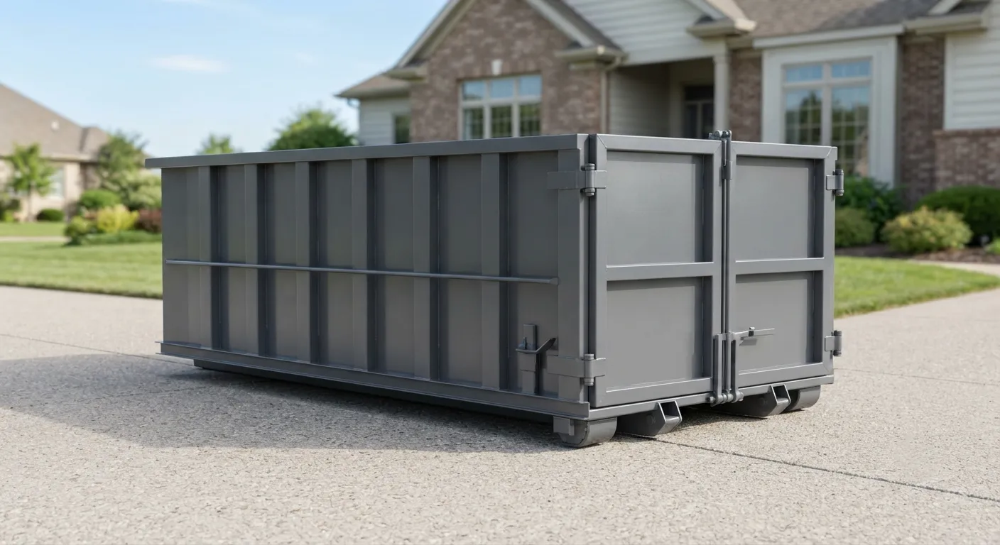 10 yard dumpster rental from our Stamford fleet