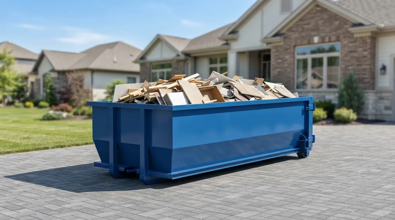 20 yard dumpster rental from our Stamford fleet