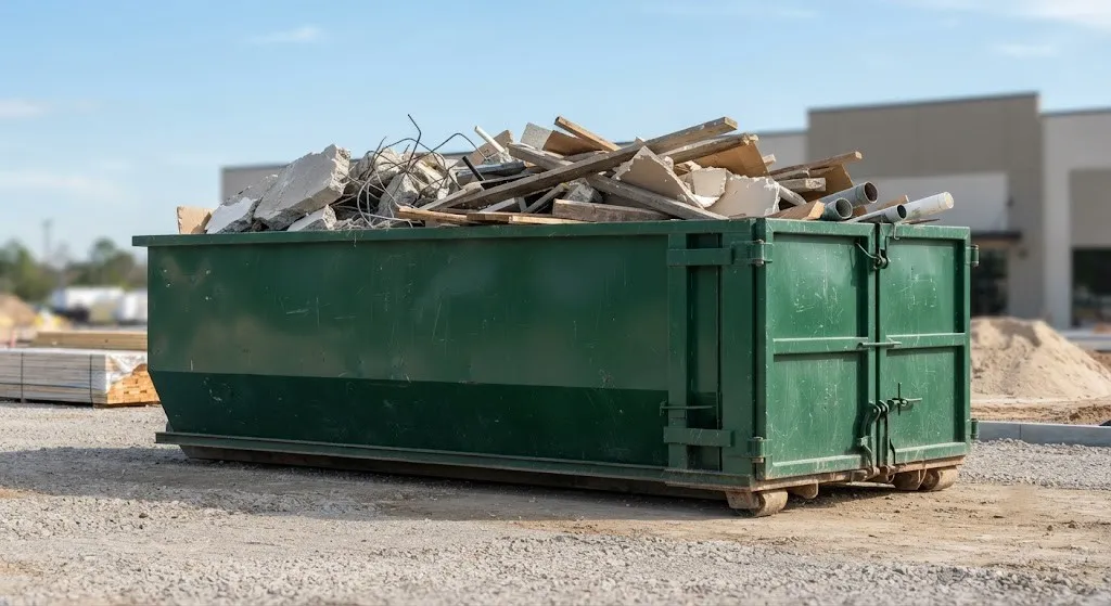 30 yard dumpster rental from our Stamford fleet